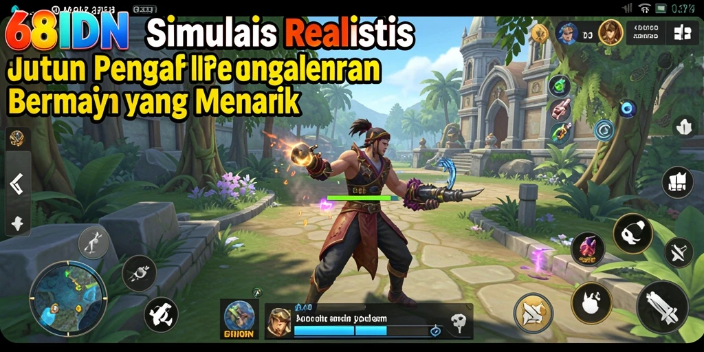 Tampilan gameplay 68IDN yang menarik dan realistis.