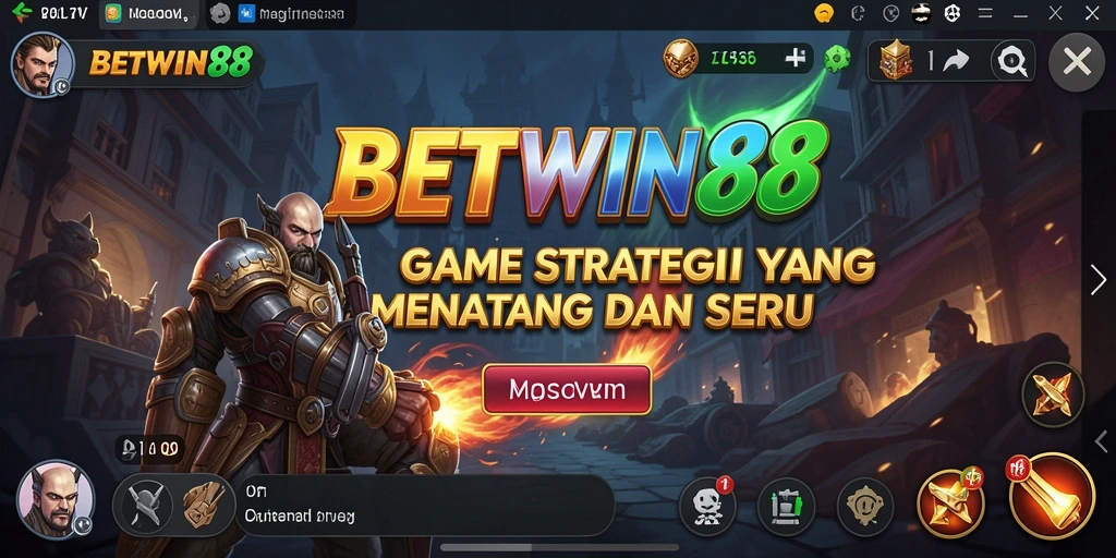 Tampilan gameplay seru dan strategis dari BETWIN88.