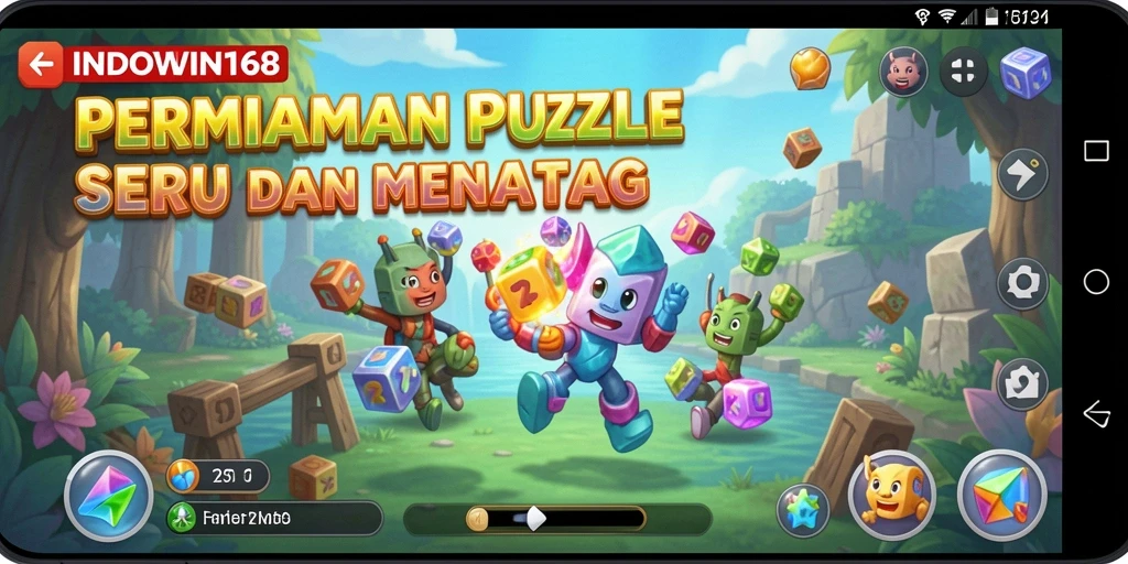 Tampilan gameplay seru dari INDOWIN168 dengan puzzle menantang.