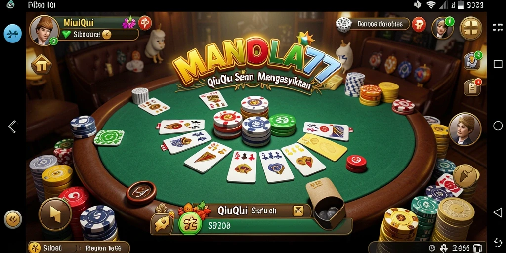 Tampilan gameplay seru dalam MANDALA77 yang penuh strategi.