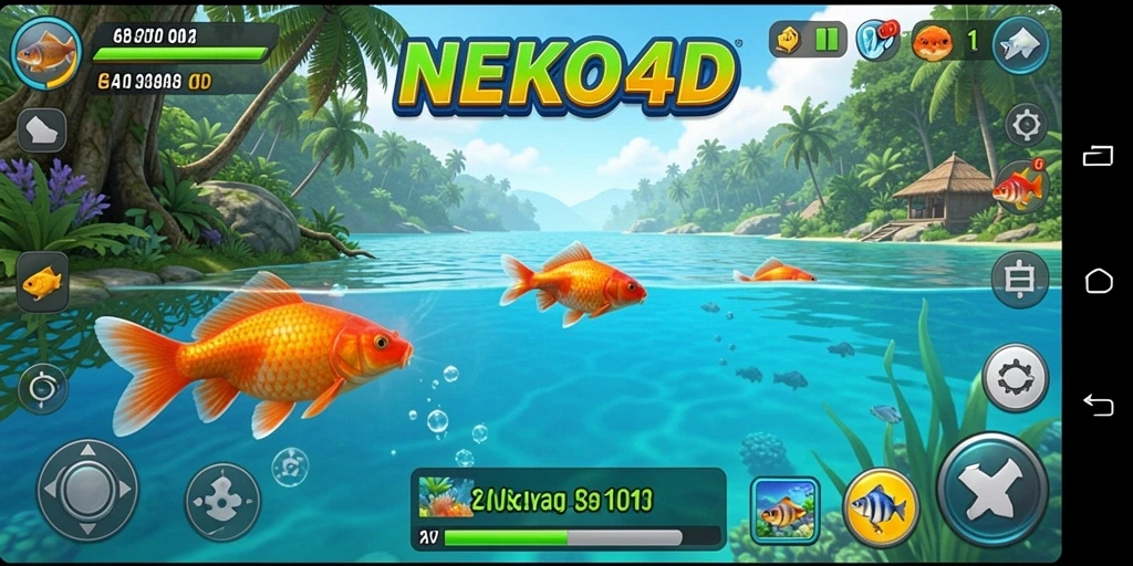 Menampilkan momen seru saat menangkap ikan besar di NEKO4D.