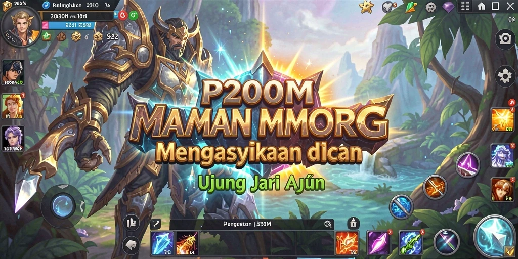 Tangkapan layar dari gameplay P200M yang mempesona dan penuh aksi.