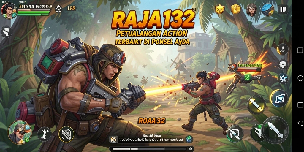 Tampilan gameplay seru dalam RAJA132 yang penuh aksi.
