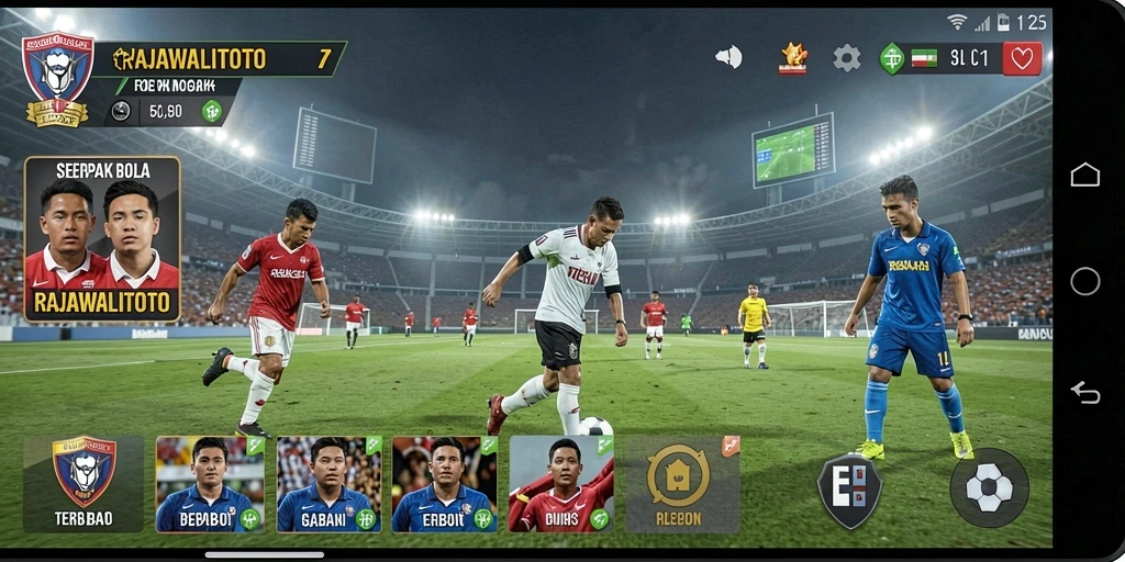 Tampilan gameplay seru dan kompetitif dalam RAJAWALITOTO.