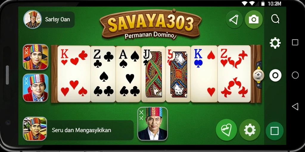 Tampilan menarik dari gameplay Domino di SAVAYA303.